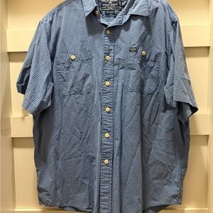 Ralph Lauren polo sport Blue Plaid Casual button down Shirt